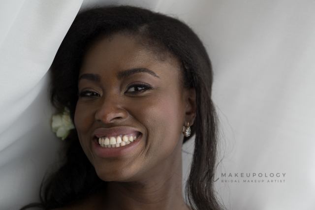 Makeupology Bridal makeup artist for black skin in London.